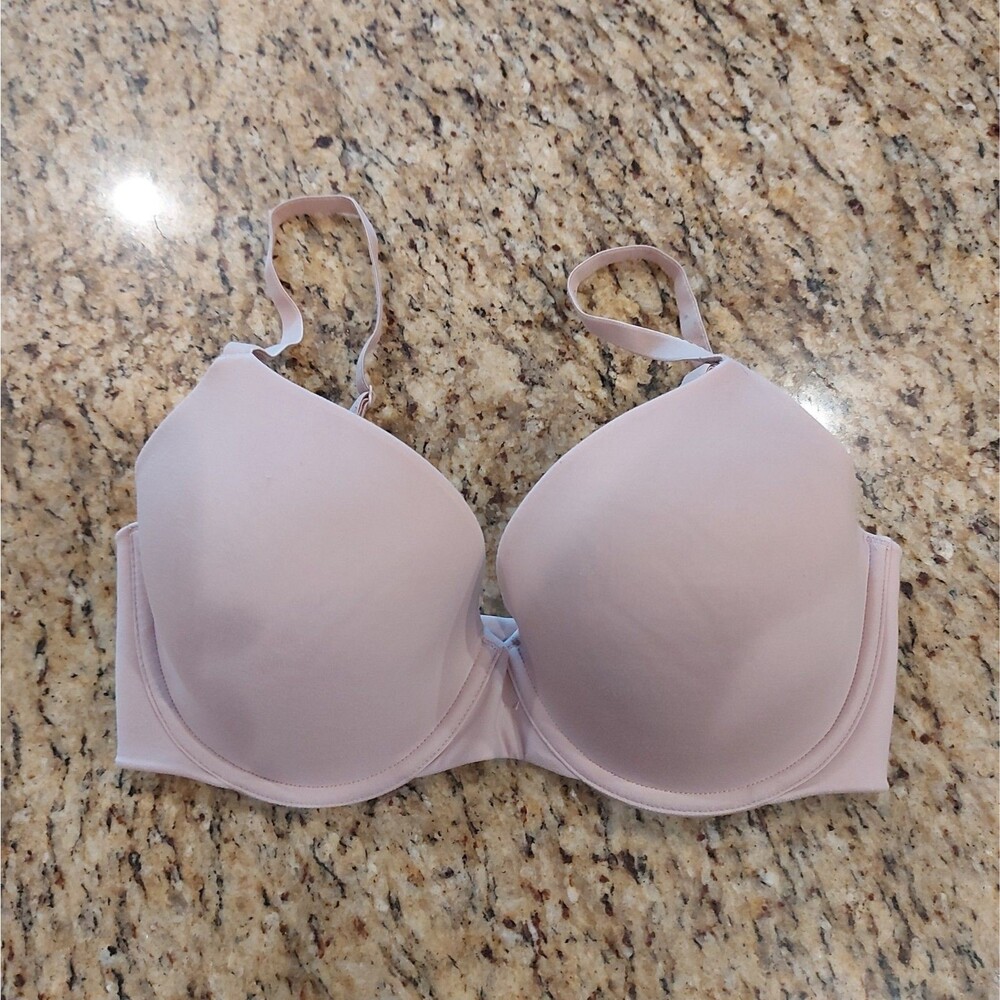 SOMA Enbliss Full Coverage Bra Size 32DD Lt Pink Underwire Lined